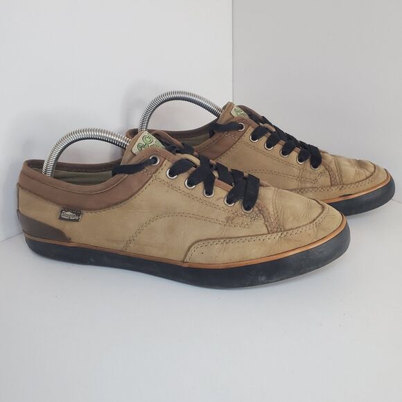 Simple Brand Leather Eco Sneaker Original Skate Shoe Mens Size 9.5 Brown Street main image 4